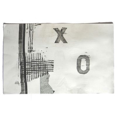 Xo - Cm. 35x24 - Cotton Paper 200gr. - Print on Mixed Technique